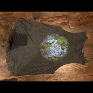 Gray globe tank